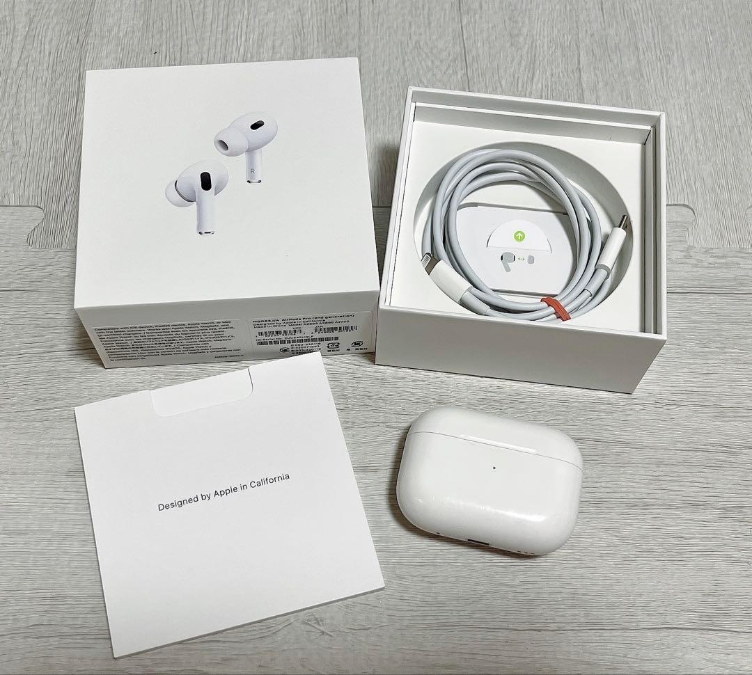 【正規品】Apple AirPods Pro 第2世代 本体 ホワイト アップル