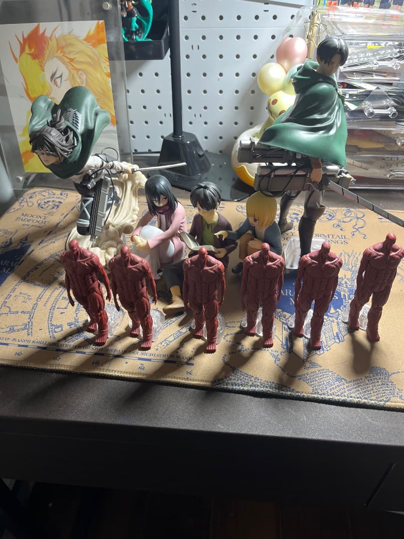 進撃の巨人 フィギュア　一番くじ　セット