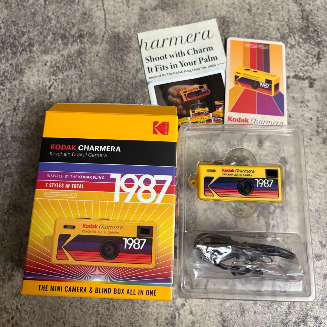 新品　KODAK CHARMERA キーチェーン デジタルカメラ イエロー