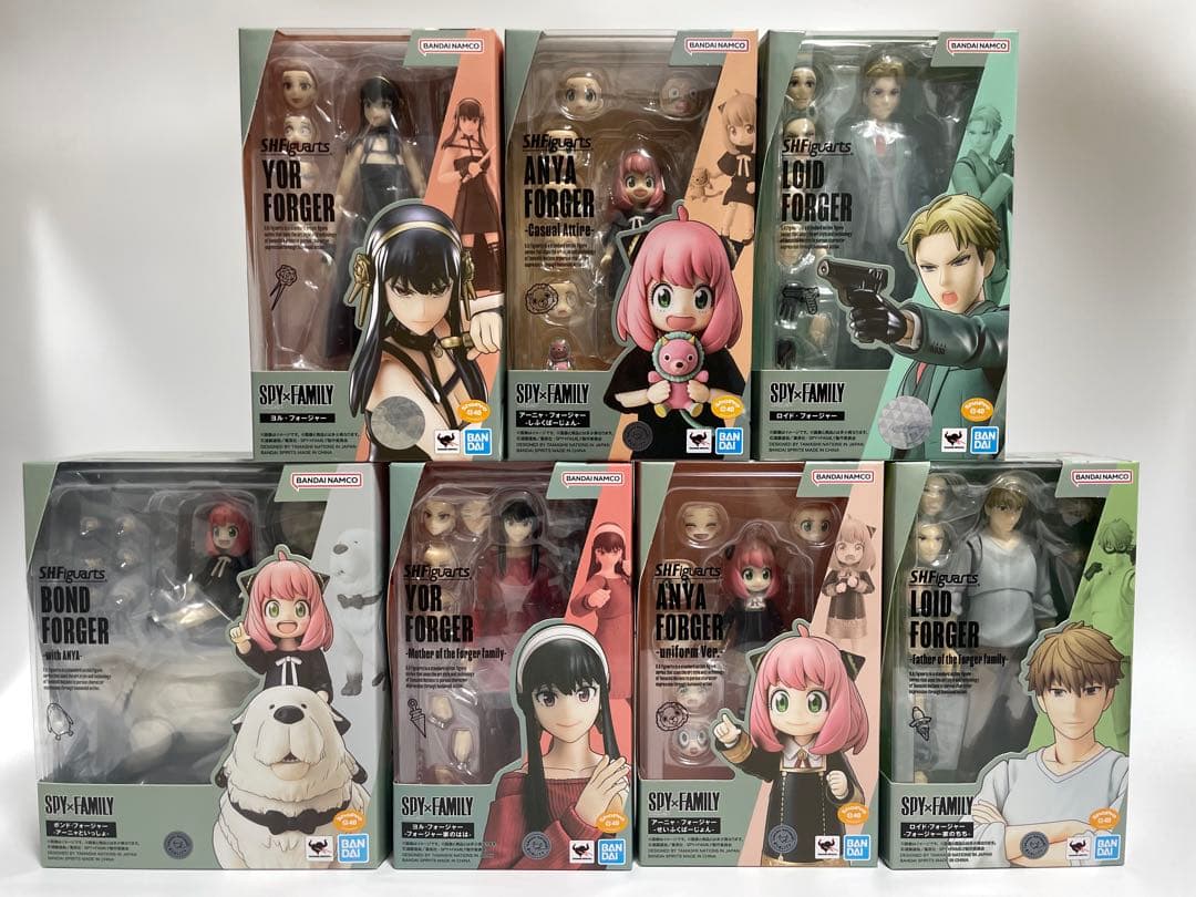 S.H.フィギュアーツ SPY×FAMILY スパイファミリー 7点セット