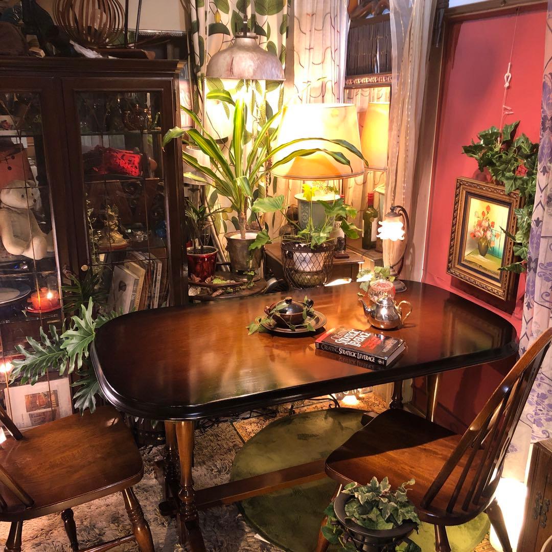 極美品　キツツキマーク ヴィンテージ ダイニングテーブル