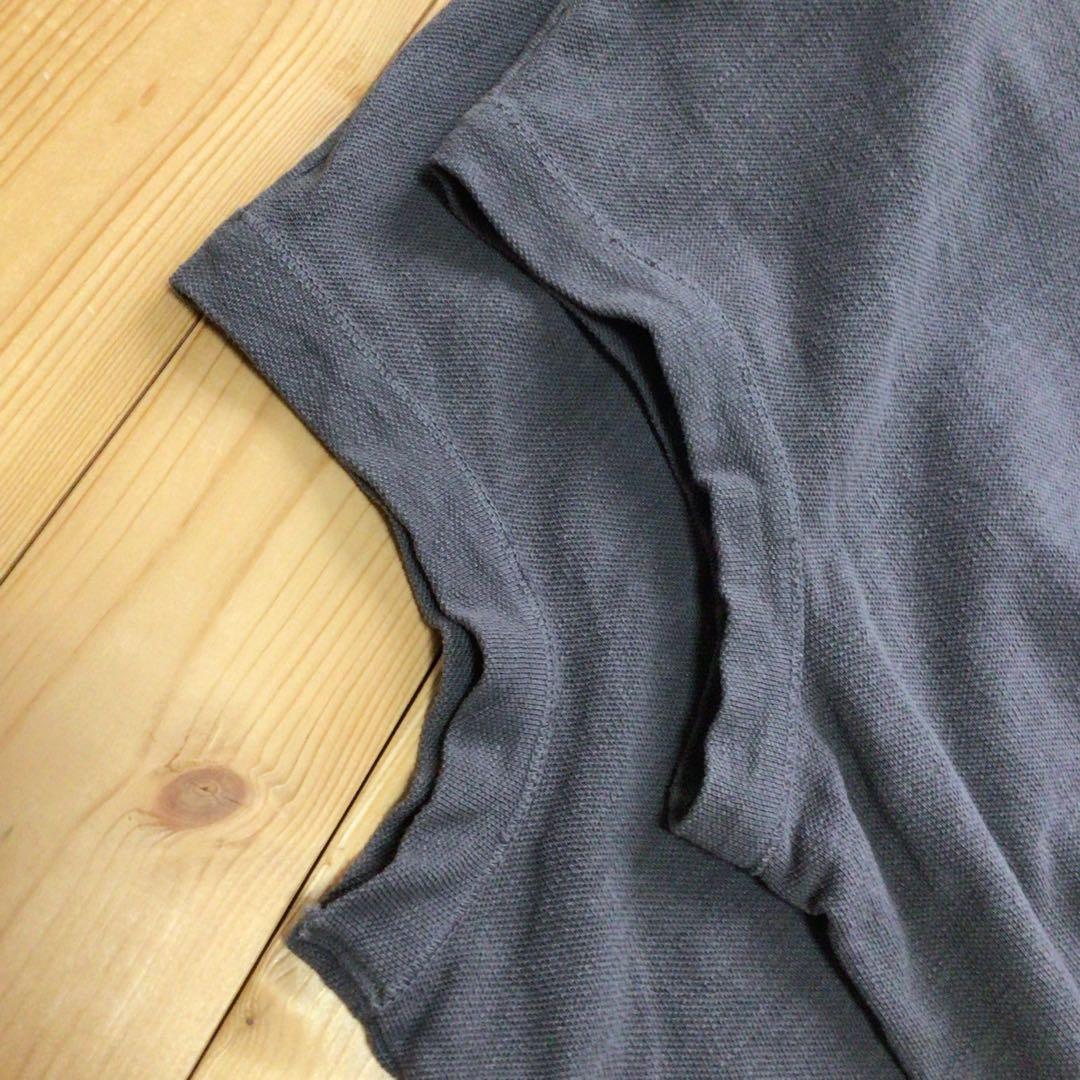 45R スーピマカノコの33色馬ポロ　フレンチスリーブ