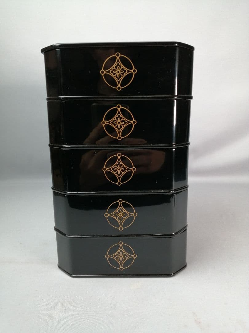 【茶道具】遠州好み七宝紋縁高　主菓子　菓子器　198