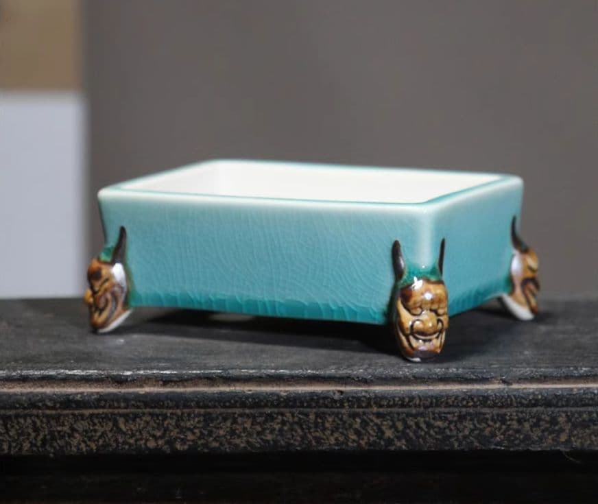 鬼面夜叉馬槽盆 多肉植物鉢 紫砂鉢 盆栽鉢 植木鉢 小品盆栽鉢 大品盆栽鉢