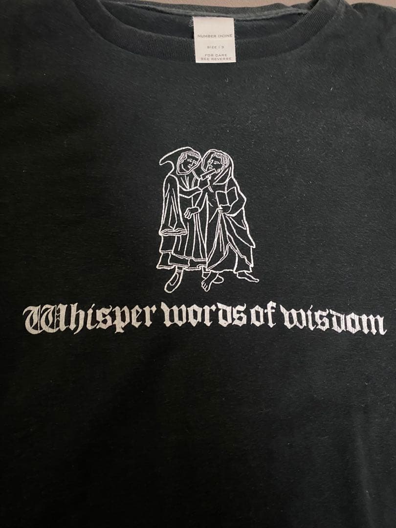NUMBER (N)INE ブラック Tシャツ サイズ3
