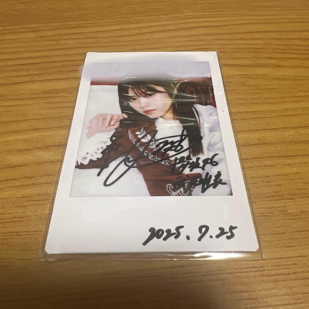 櫻坂46 武元唯衣　ファンクラブ　サクコレA賞 直筆サイン付きチェキ　C賞色紙