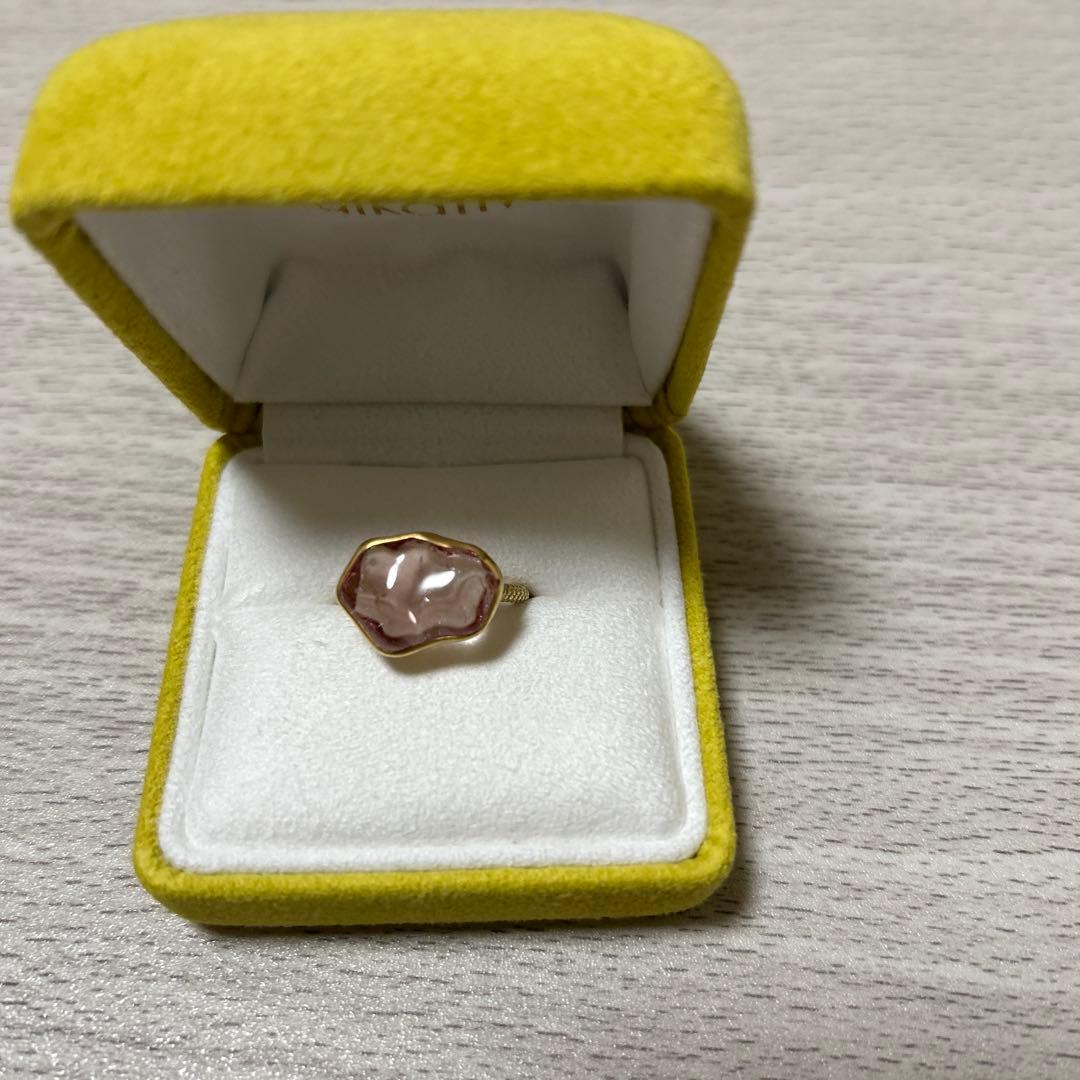 トーカティブ♡リング☺︎モルガナイト♡K18YG♡最終値下げ☺︎
