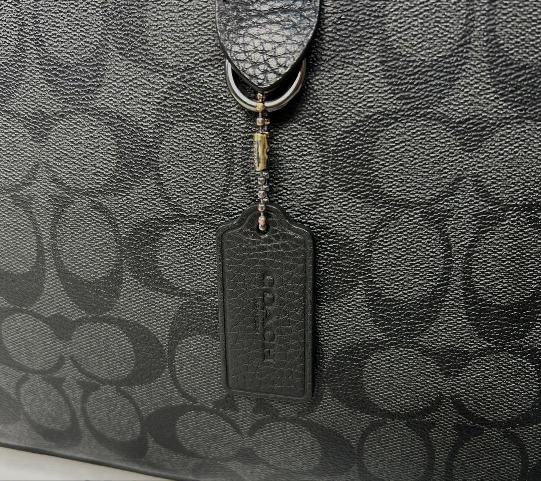✅【良品】定価12.1万　メンテ済み　コーチ　ビジネスバッグ　COACH レザー