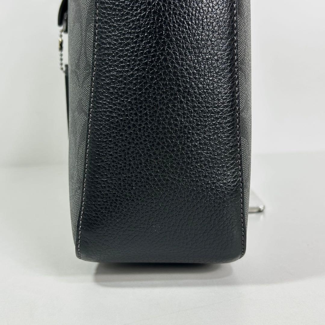 ✅【良品】定価12.1万　メンテ済み　コーチ　ビジネスバッグ　COACH レザー