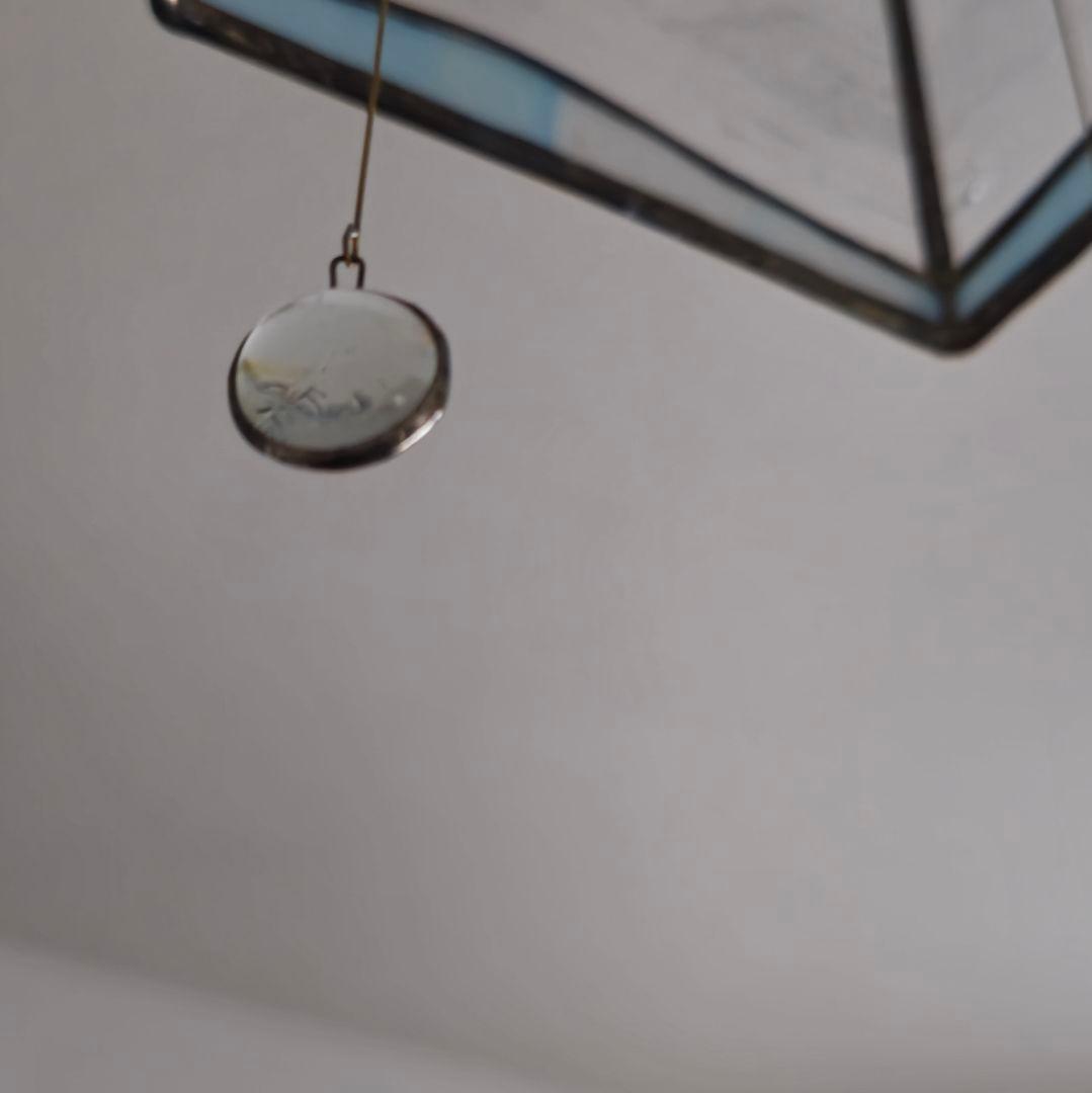 長野深雪 雪ガラス ペンダントライト ステンドグラス