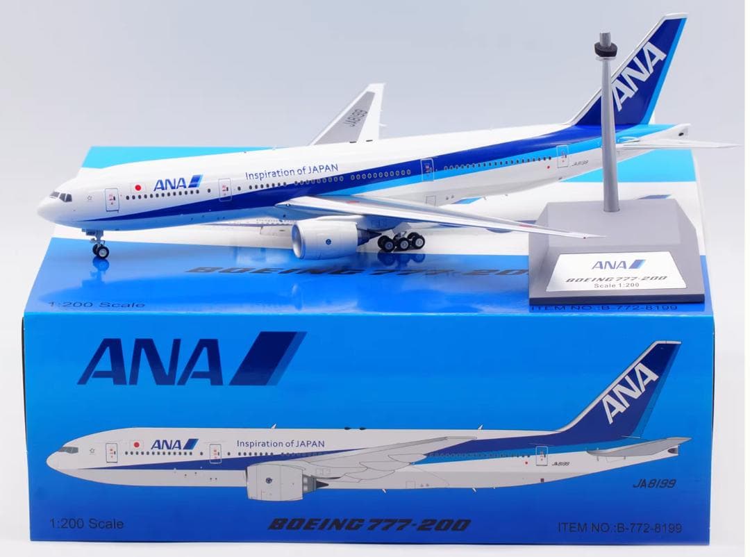 R*7様 【新品・即納】ANA Boeing 777-200 1/200 JA8