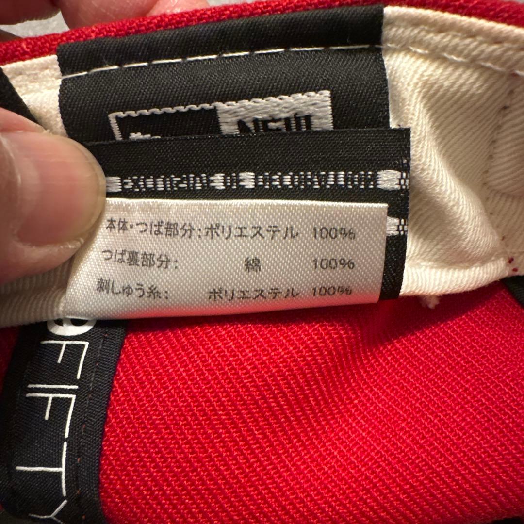 Saint Mxxxxxx × new era 9FIFTY キャップ　レッド