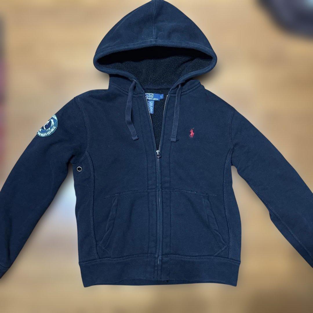 え*む様 ラルフローレン パーカー 90s 激レア 黒 美品