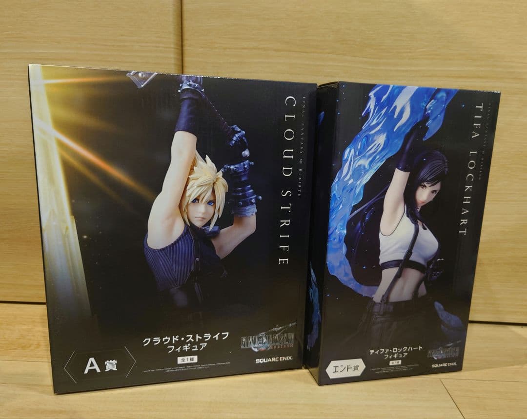 FFリバースくじ　A賞 クラウド　エンド賞 ティファ フィギュア