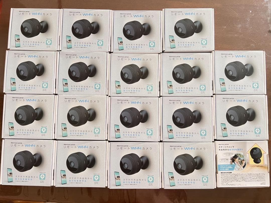 【１９個セット】ペットの見守りカメラ 防犯カメラ リモートWi-Fiカメラ 新品