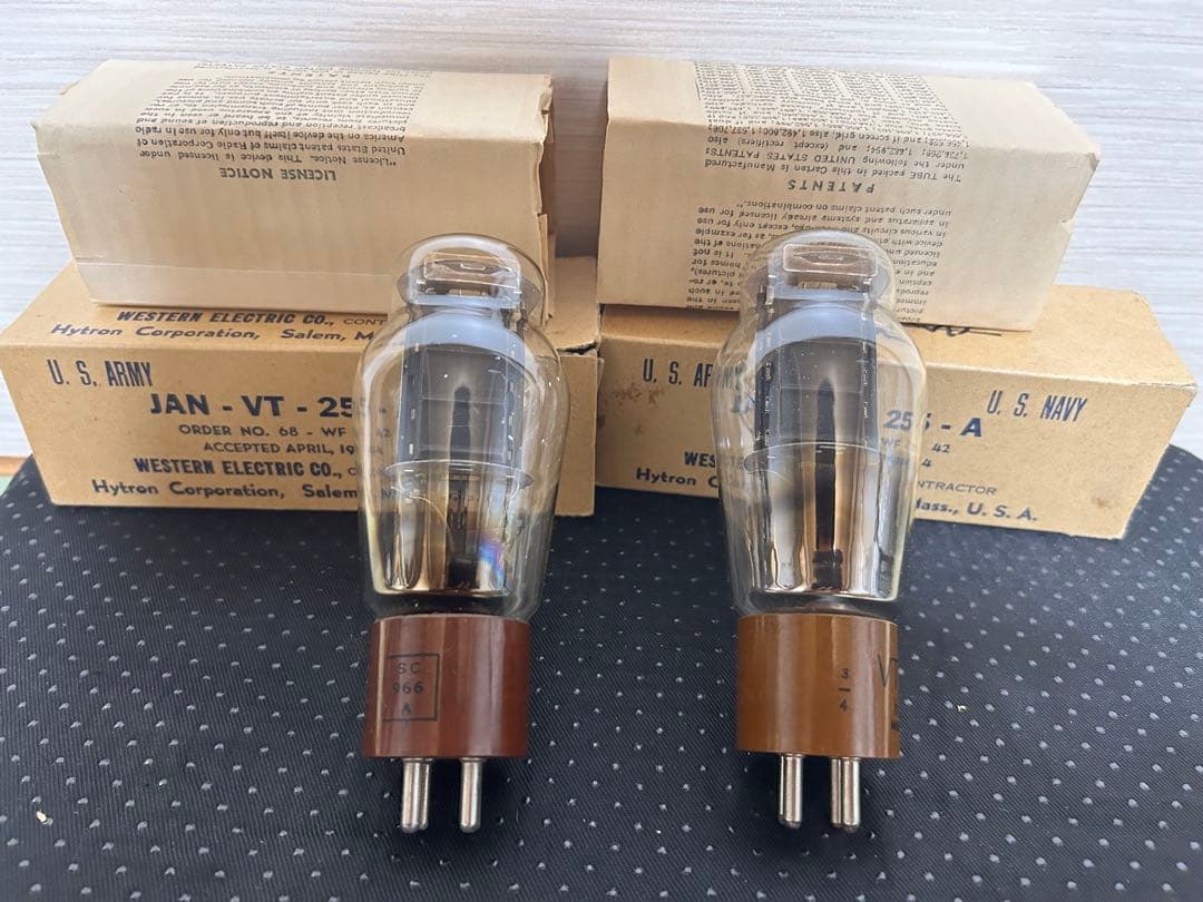 Western Electric VT-25A 真空管 ペア・箱付き