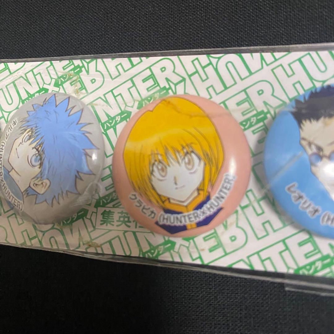 HUNTER×HUNTER ゴン キルア クラピカ レオリオ 非売品缶バッジ