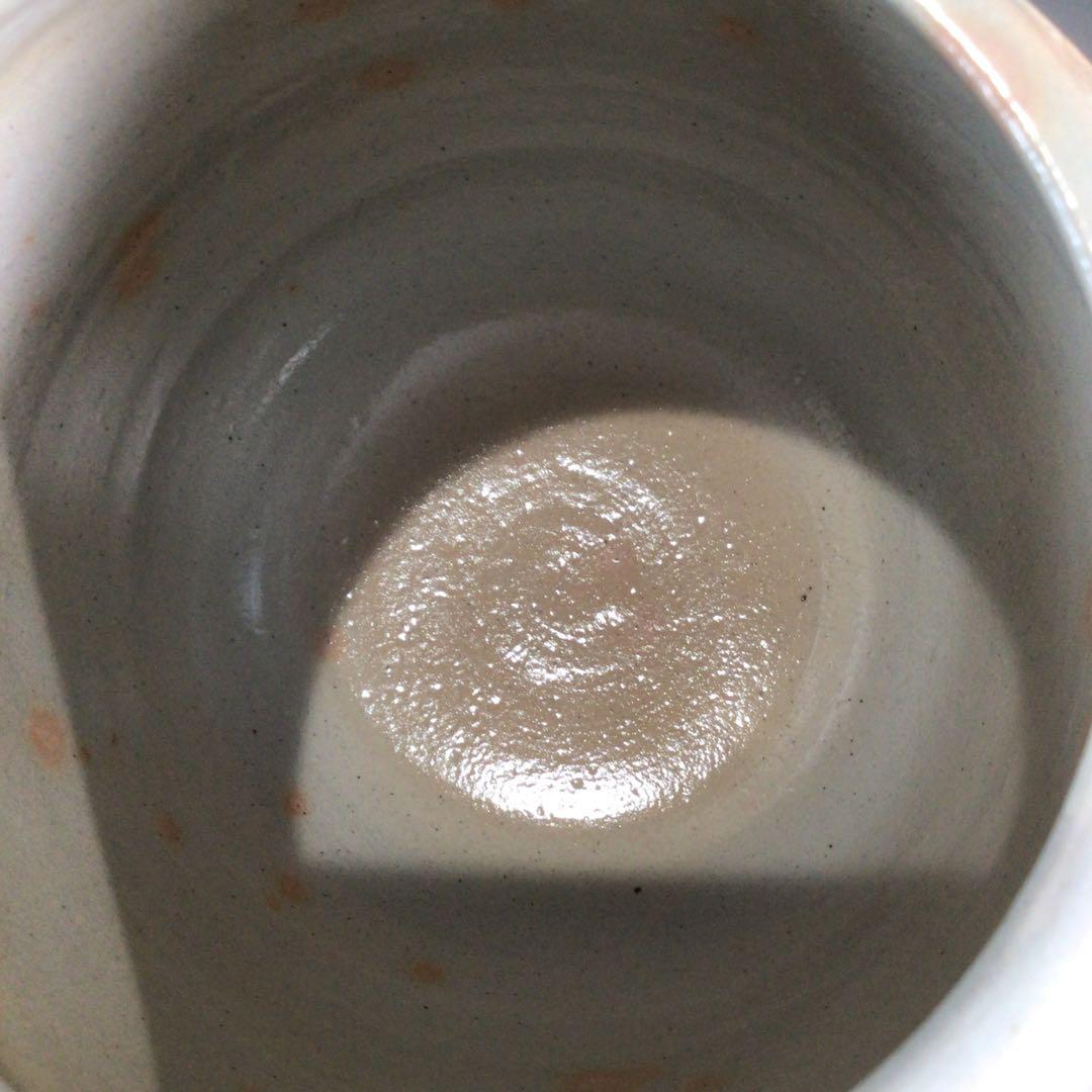 Ｐ６８８　水指　『平安　陶楽造』『御本手三島』『耳付水指』　共箱　茶道具