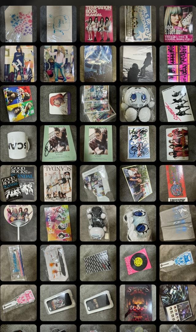 SCANDAL グッズ まとめ