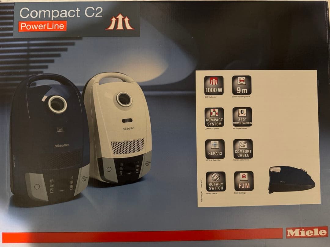 【新品未開封】Miere CompactC2 ドイツ製キャニスター掃除機 ミーレ