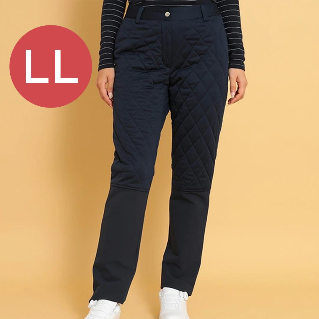 LL キャロウェイ スターストレッチ 二重織中綿パンツ ネイビー