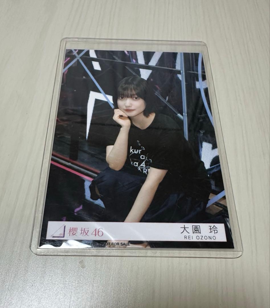 櫻坂46 東京ドーム撮り下ろし生写真 大園玲