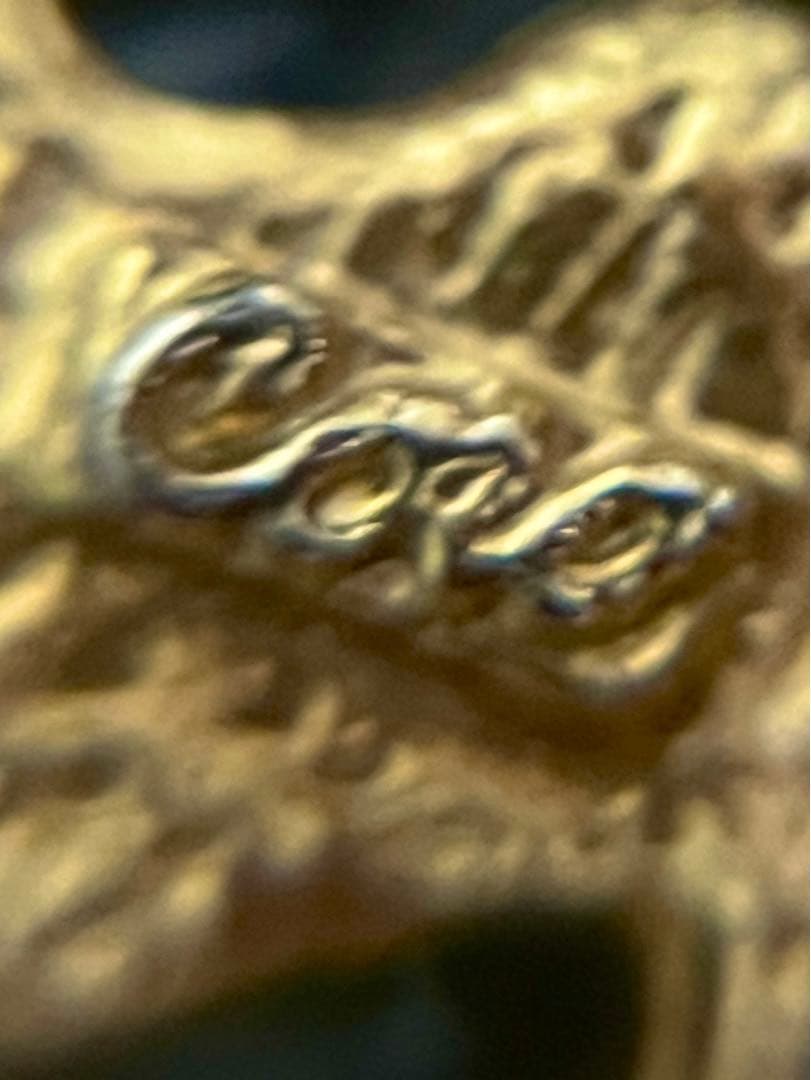 希少！Coro カラーチェンジガラス 2wayヴィンテージブローチ9412