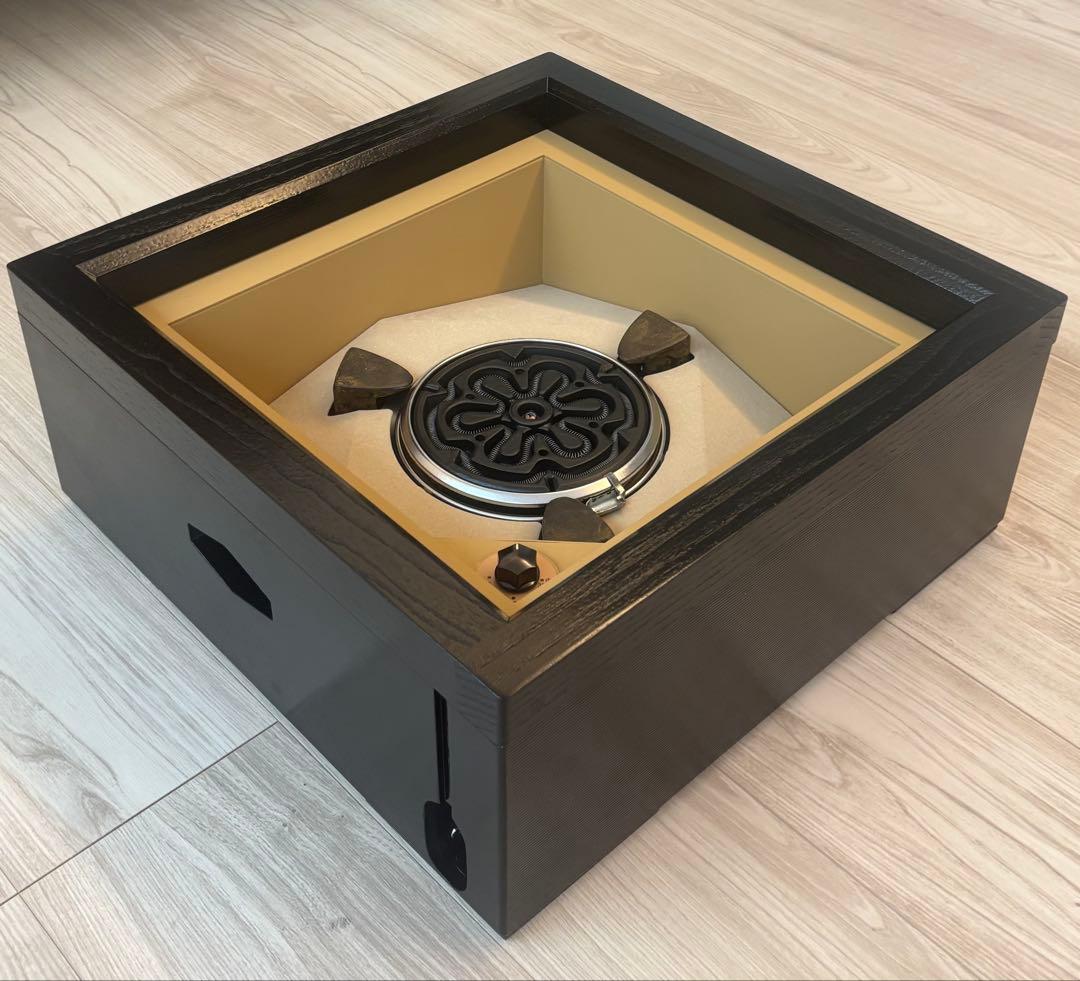 L903 野々田式　置炉　丸型熱板　黒　Ｂ　茶道具