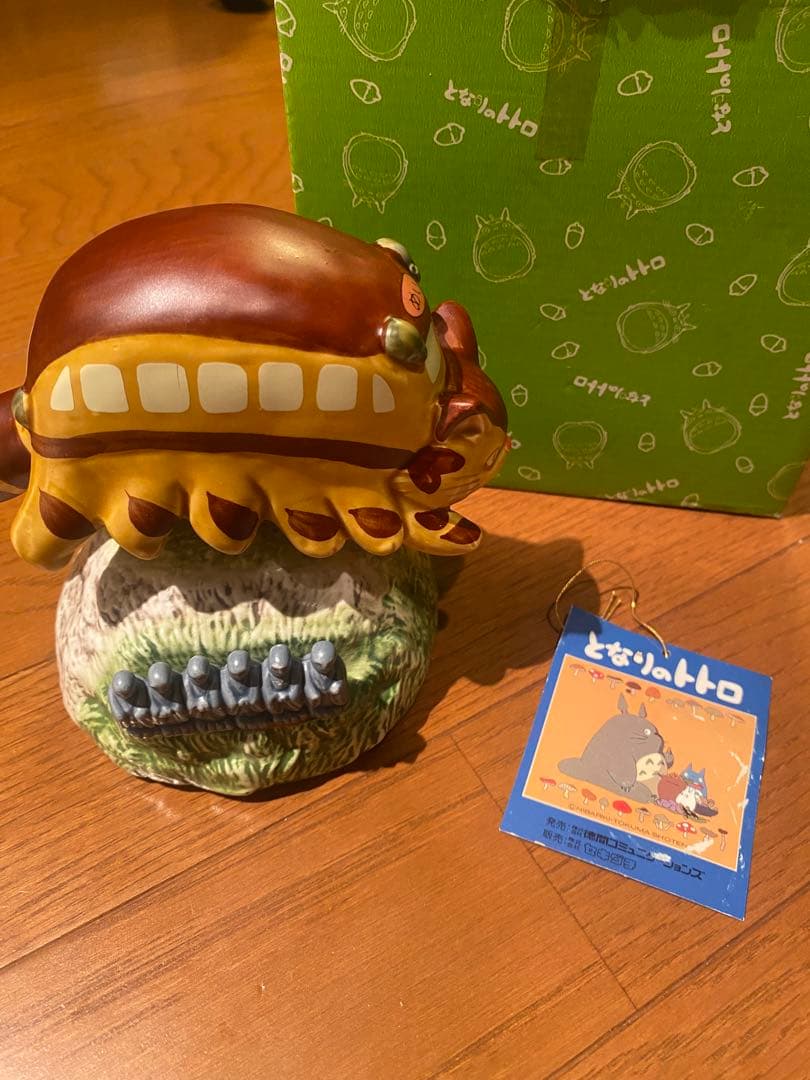 となりのトトロ　ネコバス　オルゴール　スタジオジブリ　置物　セキグチ