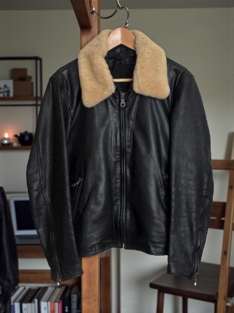 Yohji Yamamoto POUR HOMME シングルライダースジャケット