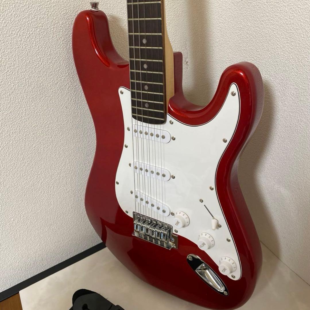 SELDER 美品 エレキギター STストラップ・ケース付き