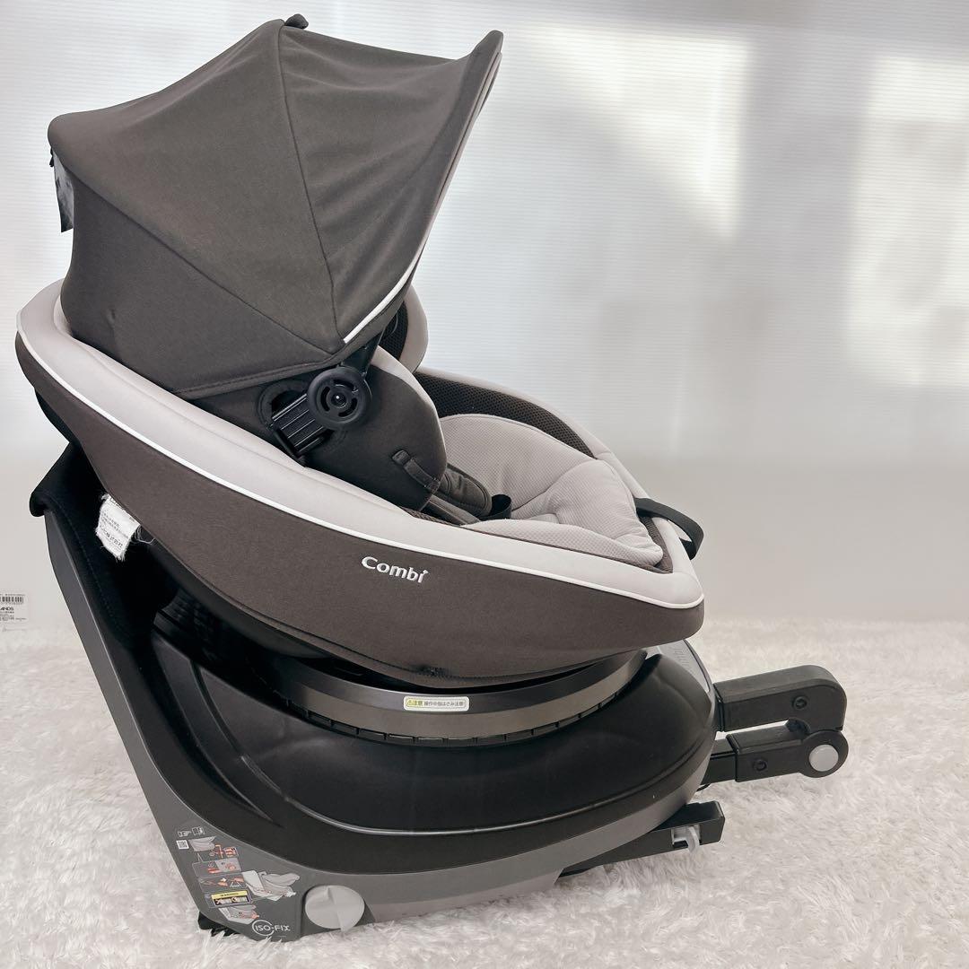コンビ クルムーブスマート isofix エJK-550 灰色　スースーファン付