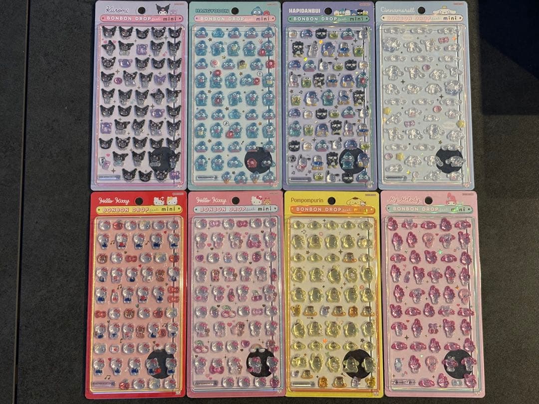 ボンボンドロップシール　ミニ　mini サンリオ　8点セット　正規品