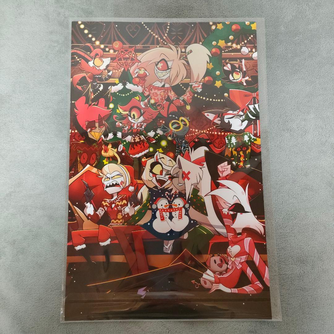 新品未使用 ハズビンホテル 海外公式ショップ クリスマス ホテルスタッフポスター