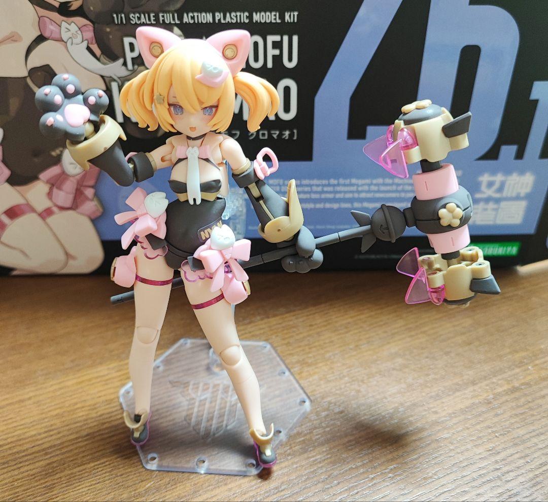 コトブキヤ メガミデバイス PUNI☆MOFU 黒マオ 完成品