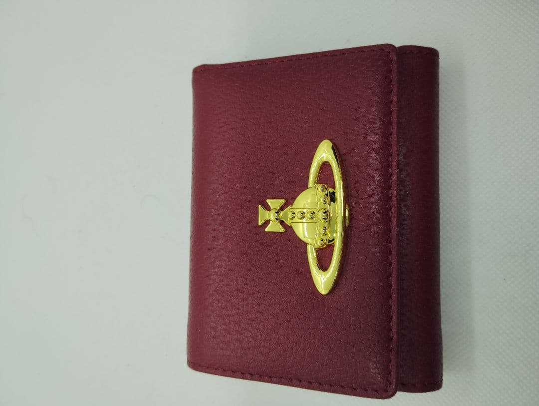 特価！袋箱付き新品未使用ヴィヴィアンウエストウッドバーガンディ財布