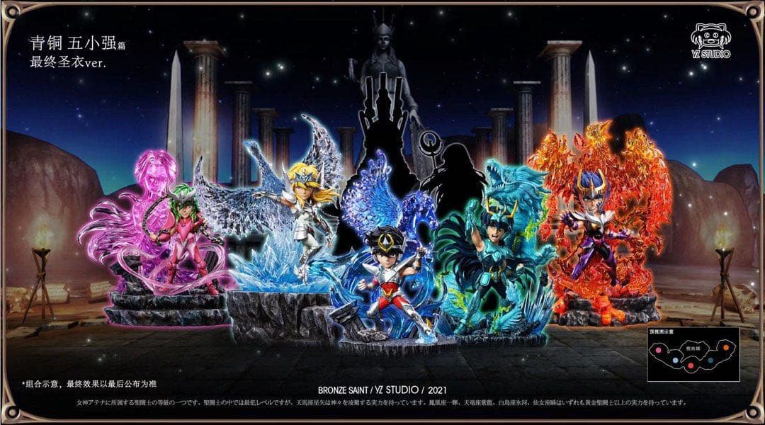 ノ*ン様 聖闘士星矢 フィギュア ガレージキット 7点 セット 海外フィギュア