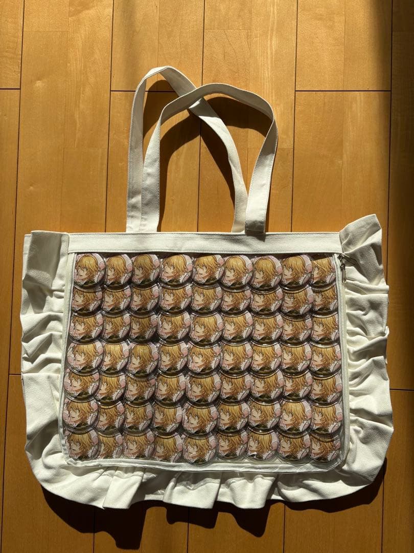 四ノ宮 那月 缶バッジ付きトートバッグ