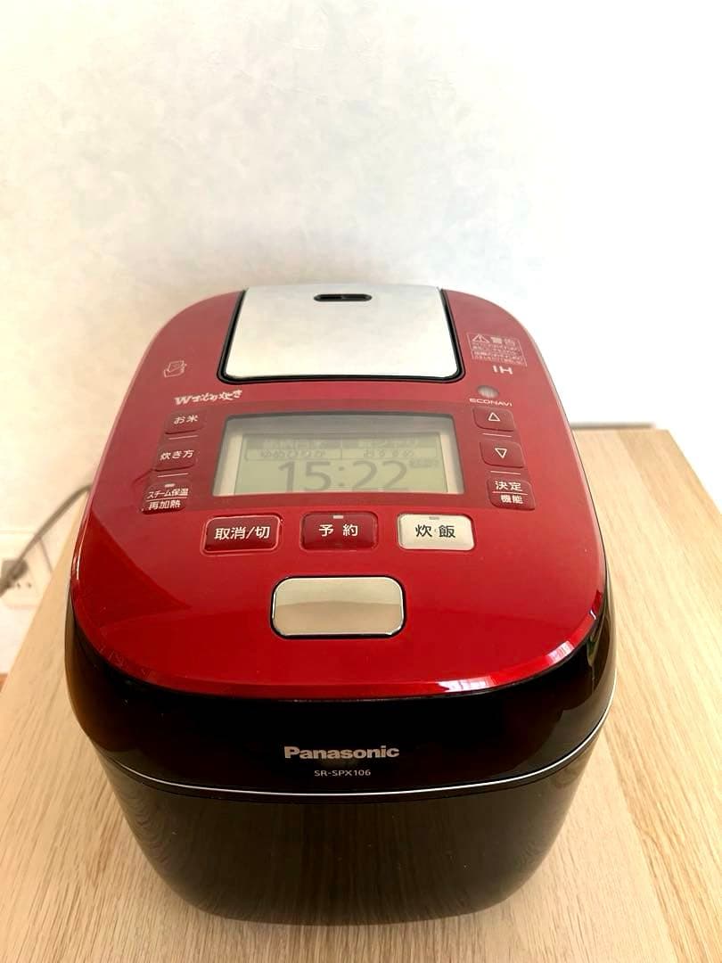 Panasonic炊飯器 SR-SPX106 圧力IH 5.5合炊き取扱説明書付