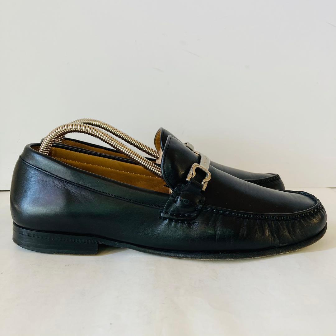 専用 フェラガモ 黒 24.5cm & コーチ 茶色 25cm ２足セット