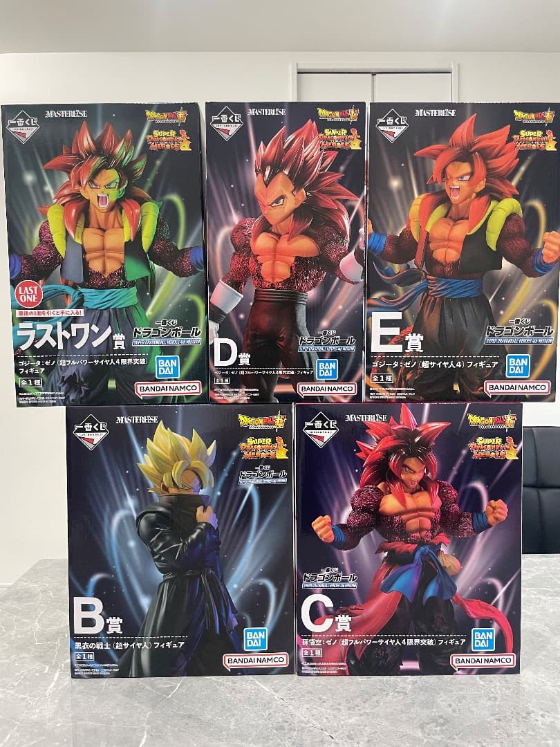 一番くじ　ドラゴンボール　フィギュア豪華５点セット　新品未開封　超サイヤ人