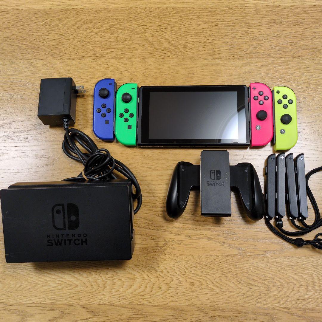 Nintendo Switch 本体 Joy-Con4個付き