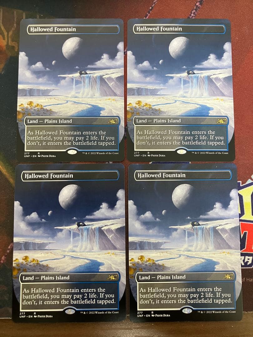 MTG 神聖なる泉　４枚セット　unfinity