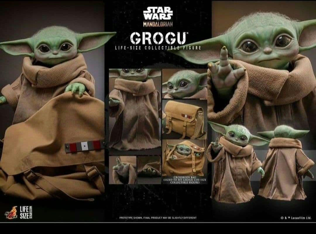マンダロリアン　フィギュア グローグー（キャリーバッグ付き）ホットトイズ　SW