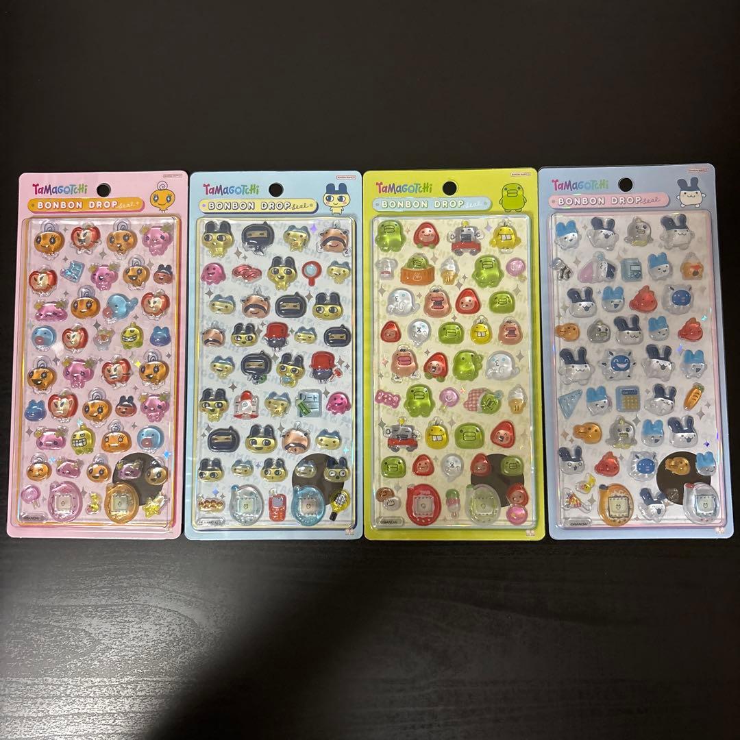 たまごっち ボンボンドロップシール 4種セット