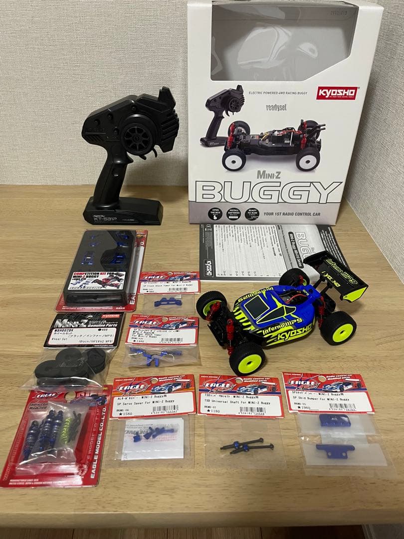 京商 ミニッツ バギー インファーノ MP9 レディセット➕アルミパーツ多数