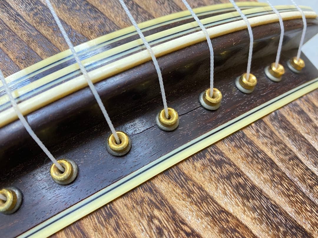 琴 お筝 筝 13弦 小川謹製 焼き印 くり甲