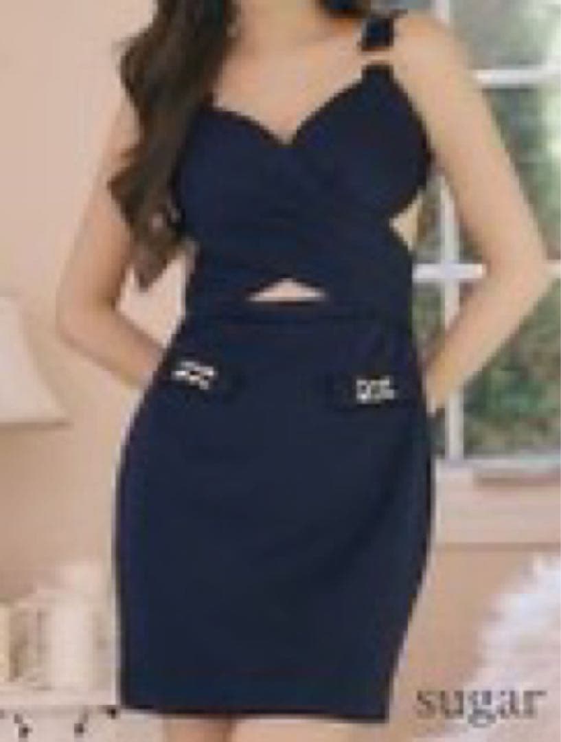 sugar ネイビー　オリジナルカラー キャバドレス