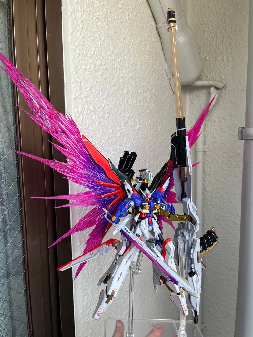 hgデスティニーガンダム SpecII ゼウスシルエット&光の翼•最終値下げ