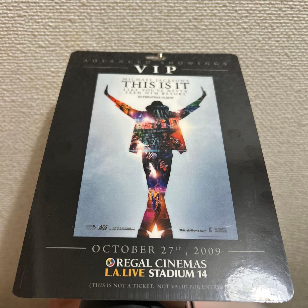 マイケル・ジャクソン THIS IS IT VIPパス　セット先行プレミア上映